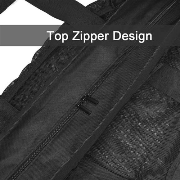 Oversized Big Beach Duffle Bag With Zipper and Pockets Family Beach/Pool Trip - - Picture 4 of 7